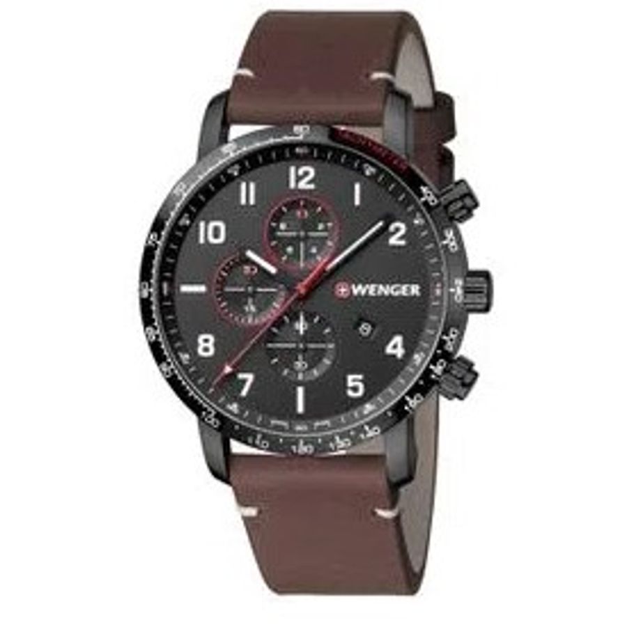 Relogio-Masculino-Wenger-Attitude-Chrono-Marrom