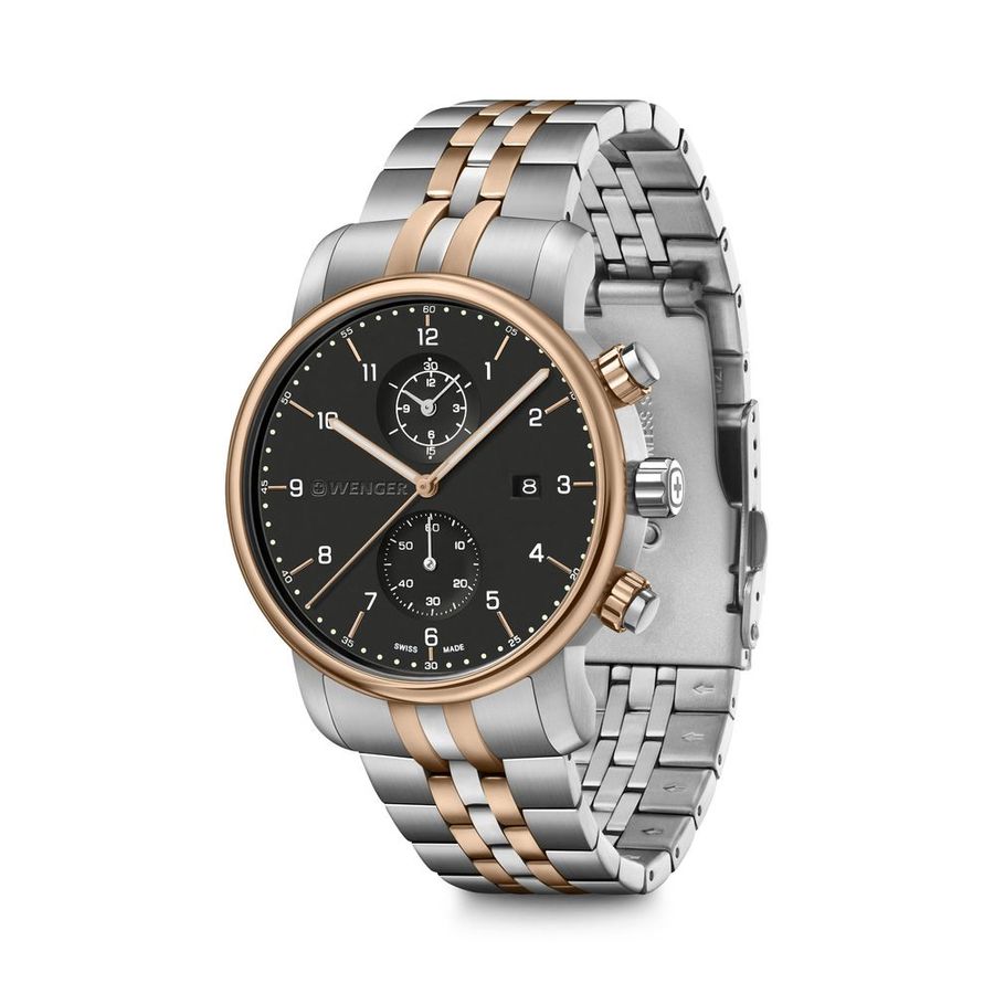Relogio-Masculino-Wenger-Urban-Classic-Chrono-Prata-e-Dourado