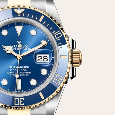 Rolex Submariner em Aço Oystersteel e ouro, M126613LB-0002